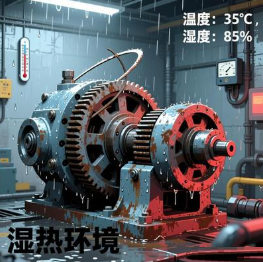 高精密行星減速機濕熱環(huán)境下，如何防部件銹蝕？